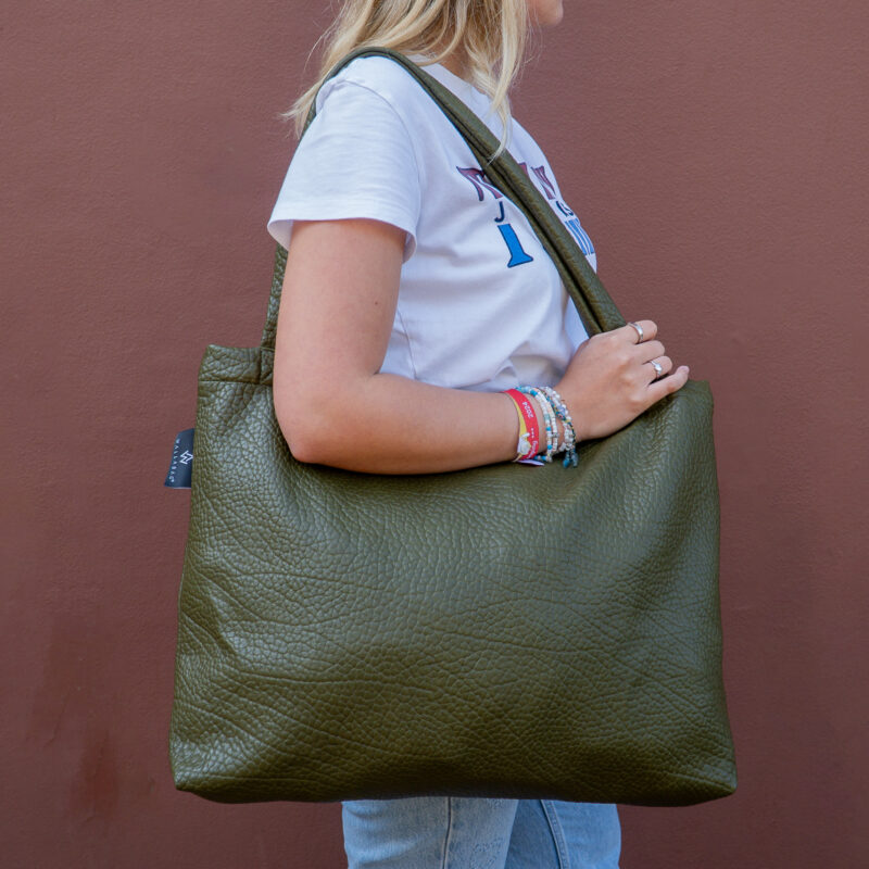 Wallabag Faux Vegan Leather Green