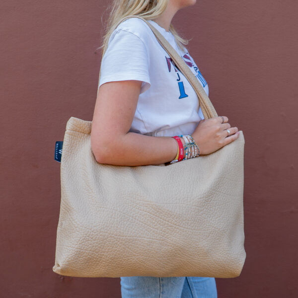 Wallabag Faux Vegan Leather Naturels
