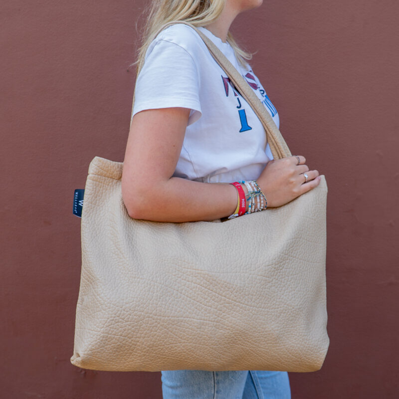 Wallabag Faux Vegan Leather Naturels