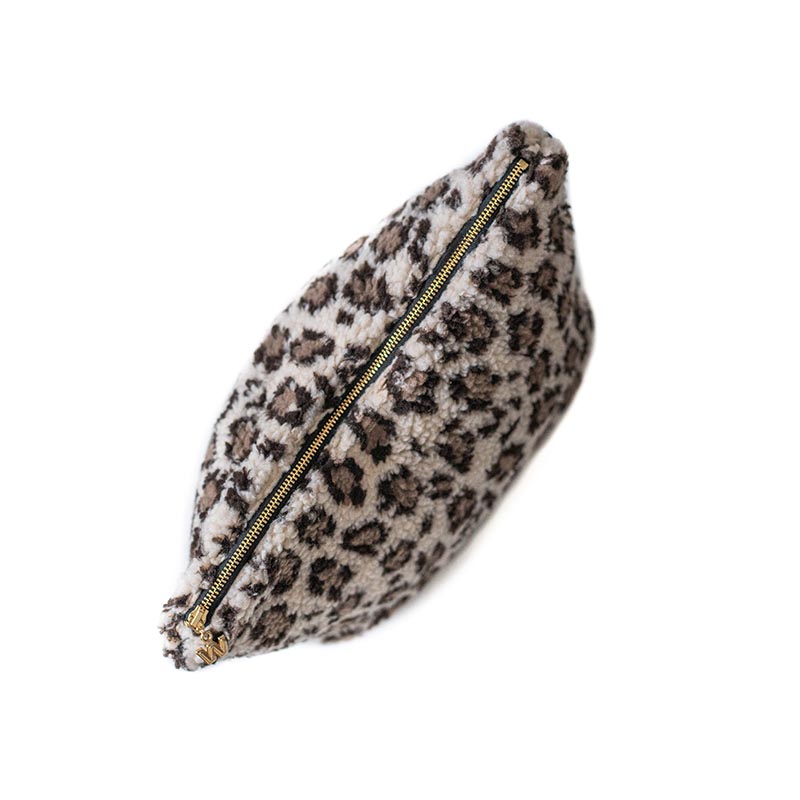 Pouch Teddy Brown Leopard