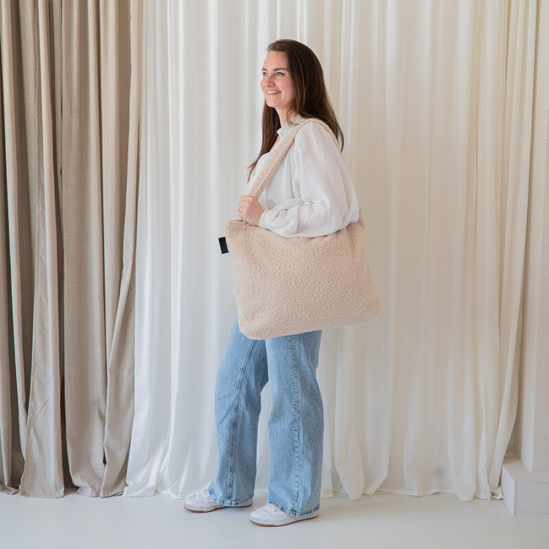 Wallabag Teddy Off White