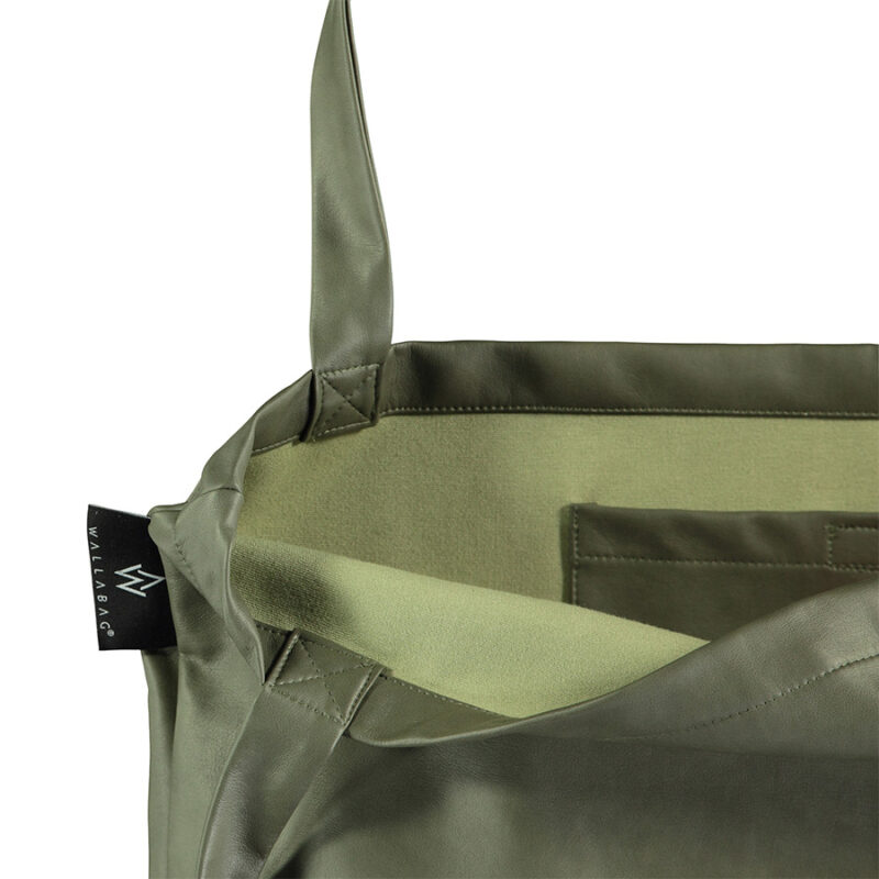 Wallabag Vintage Leather Green