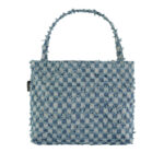 Wallabag Denim Check Blue