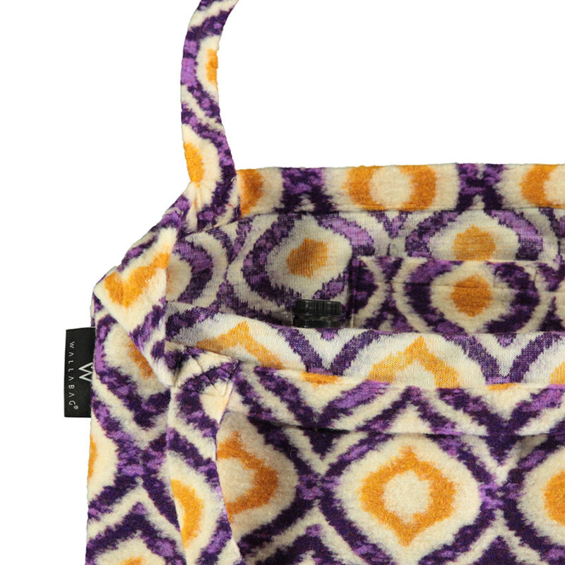Wallabag Retro Wooly Purple Orange