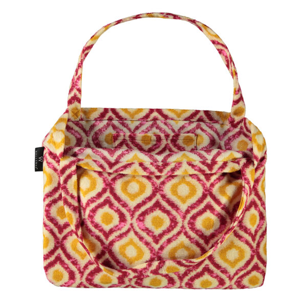 Wallabag Retro Wooly Pink Yellow