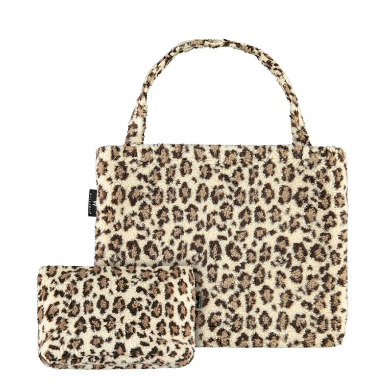 Wallabag Teddy Leopard Brown
