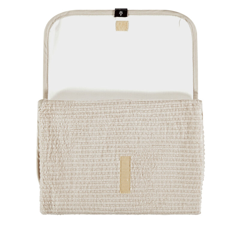 Wallabag Verschoonmatje Corduroy Naturel (2) Luiertas Set Corduroy Natural