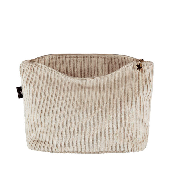 Pouch Corduroy Naturel (2) Luiertas Set Corduroy Natural